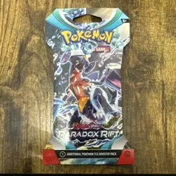 Pokemon TCG Scarlet Violet Paradox Rift Sleeved Booster Pack New Sealed - Image 1