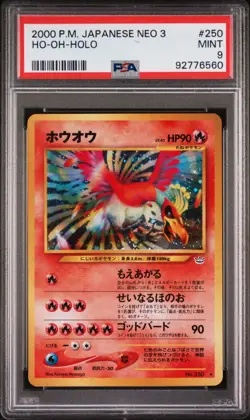 2000 POKEMON JAPANESE NEO 3 250 HO-OH-HOLO | PSA 9 - Image 1