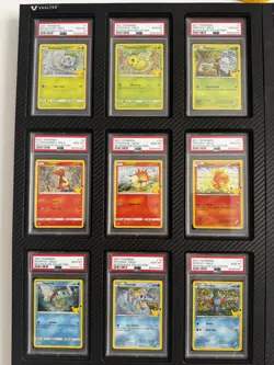 2021 PSA 10 Pokemon 25th Anniversary McDonalds Complete Holographic Set - Image 2