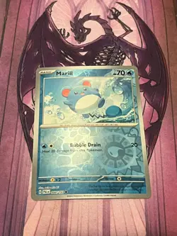 Marill - 044/193 Paldea Evolved Pokemon Reverse Holo Foil Nice! - Image 1