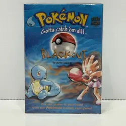 Pokemon WOTC Blackout Theme Deck New / Sealed but Some Damage - Image 1
