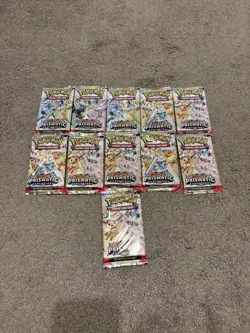 Pokemon TCG Prismatic Evolutions Booster Pack Single New Sealed x11 - Image 4