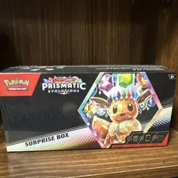 Pokemon TCG Scarlet and Violet Prismatic Evolutions Surprise Box Factory Sealed - Image 1