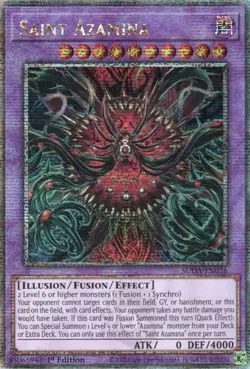 yugioh Sankt Azamina SUDA-EN036 Quarter Century Secret Rare ENGLSICH - Image 1