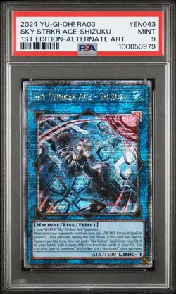 2024 YU-GI-OH! RA03-QUARTER CENTURY BONANZA SKY STRIKER ACE - SHIZUKU PSA 9 - Image 1