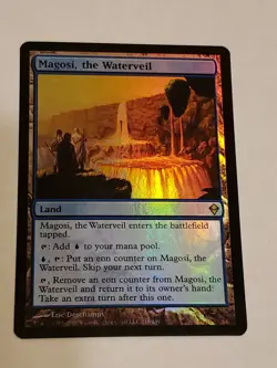 1x Magosi, the Waterveil FOIL Zendikar Land Rare played x1 - Image 1