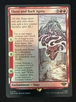 1x MTG There and Back Again (Foil) - The Lord of the Rings (LTR) #151 - Magic - Image 1