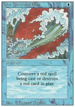 4x Blue Elemental Blast - LP - Revised Edition - SPARROW MAGIC mtg - Image 1