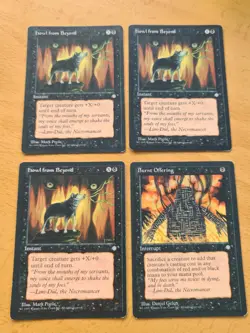 HOWL FROM BEYOND (×3) + BURNT OFFERING ● ICE AGE ● EN ● 1995 ● MTG ● LP #374 - Image 1