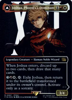 MTG Joshua, Phoenix's Dominant (Borderless) Foil NM FINAL FANTASY Magic 397 - Image 1