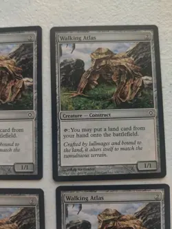 Walking Atlas x 4 Worldwake Regular MTG Playset Magic - Image 3