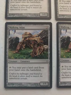 Walking Atlas x 4 Worldwake Regular MTG Playset Magic - Image 4