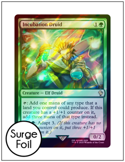 1x Incubation Druid, Surge Foil, Final Fantasy, Magic MTG NM - Image 1