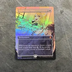 MTG Smothering Tithe (Anime Borderless Foil) Light Play LP SEE PHOTOS - Image 1