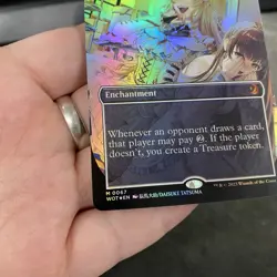 MTG Smothering Tithe (Anime Borderless Foil) Light Play LP SEE PHOTOS - Image 2