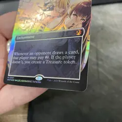MTG Smothering Tithe (Anime Borderless Foil) Light Play LP SEE PHOTOS - Image 3
