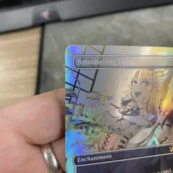 MTG Smothering Tithe (Anime Borderless Foil) Light Play LP SEE PHOTOS - Image 5