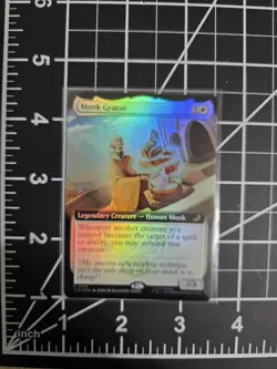 Monk Gyatso 0173 TLE Foil Extended Art MTG Avatar The Last Airbender NM/M - Image 1