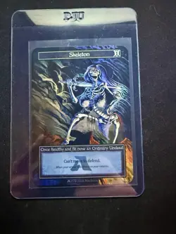 Sorcery - Gothic - Skeleton Alpha Investments promo - FOIL - In hand - Image 1