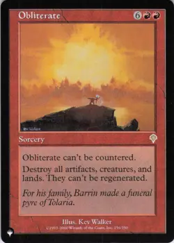 MTG Obliterate (156) | NM | The List Reprints {LIST} - Image 1