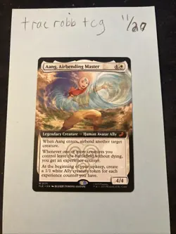 MTG Aang, Airbending Master TLE 0171 M NM Regular Extended Art - Image 1