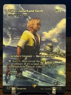 Tidus, Zanarkand / Thrasios, Triton Hero - Final Fantasy - NM MTG - Image 1
