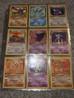 Pokemon 1999 1st Edition Fossil Complete Non Holo Set 16-62 HIGH GRADE NM+ - Image 1