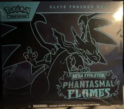 Pokemon TCG Mega Evolution Phantasmal Flames Factory Sealed Elite Trainer Box - Image 1