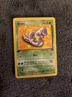Ekans 56/82 1st Edition Team Rocket Pokemon TCG - Image 1