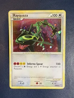 Rayquaza 2011 Call of Legends 20/95 Holo Pokemon Card - lightly played - Image 1