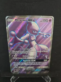 POKEMON Mewtwo GX 72/73 Full Art Shining Legends 2017 NM - Image 3