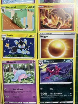 Pokemon TCG Rebel Clash 82 Card Bundle Non Holo Regular Common Uncommon N/M - Image 4