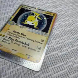 Pokemon TCG Raichu EX Sandstorm Card 98/100 Ultra Rare Holo In Lp To Nm - Image 5