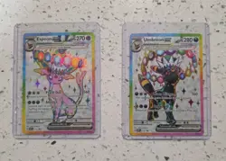 Pokemon TCG - Umbreon Ex & Espeon Ex Promo Exclusive Prismatic Ev - Image 1