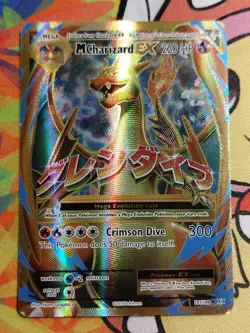 Pokemon TCG M Charizard EX Evolutions Full Art 101/108 2016 XY LP - Image 3