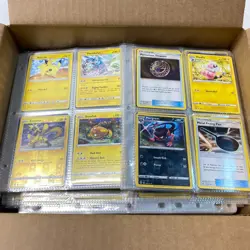 Unsorted Pokemon TCG Common, Uncommon and Rare Trading Cards (9 Card Sheets) - Image 5