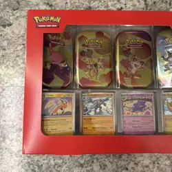 Pokemon TCG Scarlet & Violet 151 Mini Tin 4-Pack Sam’s Club New Factory Sealed - Image 2