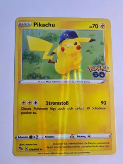 Pikachu (PGO 028)●Pokemon GO 2022●HOLO RARE●GERMAN●NM #188 - Image 1