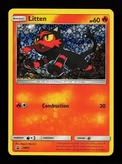 Litten SM02 Promo SM Promos General Mills Pokemon Card - Image 1