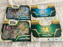Pokemon TCG Leafeon V Star (x2) and Glaceon V Star(x2) Special Collection Boxes✅ - Image 4