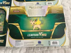 Pokemon TCG Leafeon V Star (x2) and Glaceon V Star(x2) Special Collection Boxes✅ - Image 5