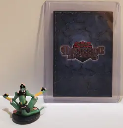 Yugioh Dungeon Dice Monsters DDM Blast Lizard B1-07 Figure & Card Lot English - Image 2