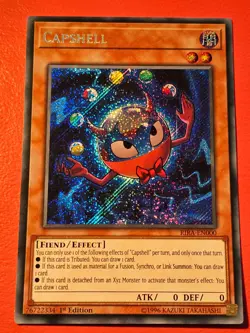 Capshell●YUGIOH●RIRA●SECRET RARE●ENGLISH●1st ED●NM(-)●34242 - Image 1
