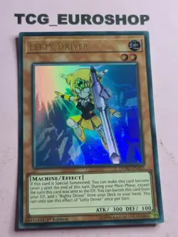 Lefty Driver▪YUGIOH▪DUPO▪2019▪ENGLISH▪ULTRA RARE▪1st ED▪NM #2802 - Image 1