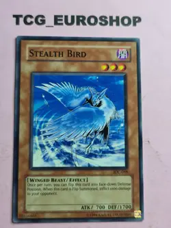 STEALTH BIRD ■ YUGIOH ■ IOC ■ 2005 ■ COMMON ■ ENGLISH ■ NM(-) ■ #155 - Image 1