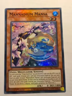 Mannadium Meek●YUGIOH●CYAC●PORTUGUESE●SUPER RARE●1st ED●NM #09168 - Image 1