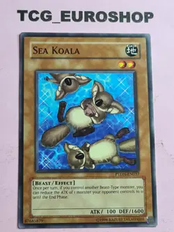 SEA KOALA ■ YUGIOH ■ PTDN ■ 2008 ■ COMMON ■ ENGLISH ■ NM ■ #155 - Image 1