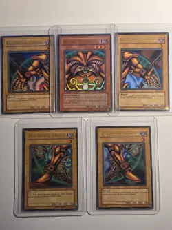 Exodia the Forbidden One●FULL SET●YUGIOH●LOB●PORTUGUESE●ULTRA RARE●1st ED●NM●148 - Image 1