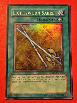 Lightsworn Sabre●YUGIOH●TDGS●2008●ENGLISH●SUPER RARE●NM(-)●34239 - Image 1