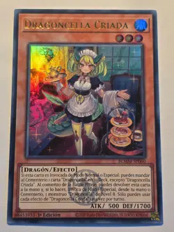 Parlor Dragonmaid●YUGIOH●BLMM●SPANISH●ULTRA RARE●1st●NM●E454 - Image 1